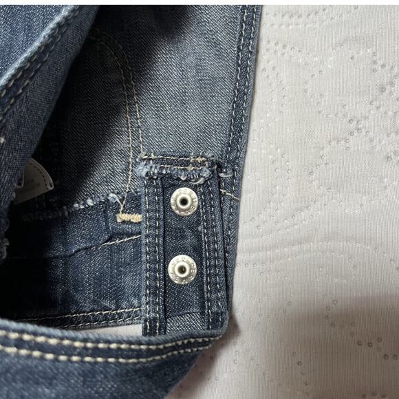 Old Navy Denim Jean Skirtall Size 12-18m - Picture 5 of 6